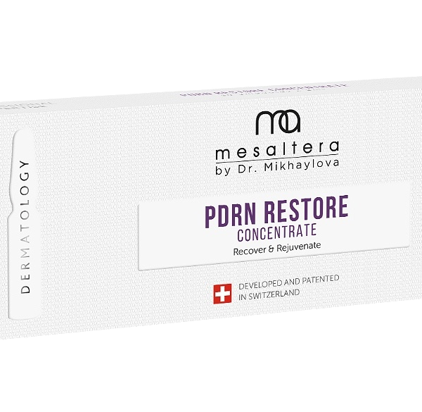 PDRN RESTORE Концентрат для интенсивного восстановления и омоложения — 10 ампул х 2 мл — Mesaltera